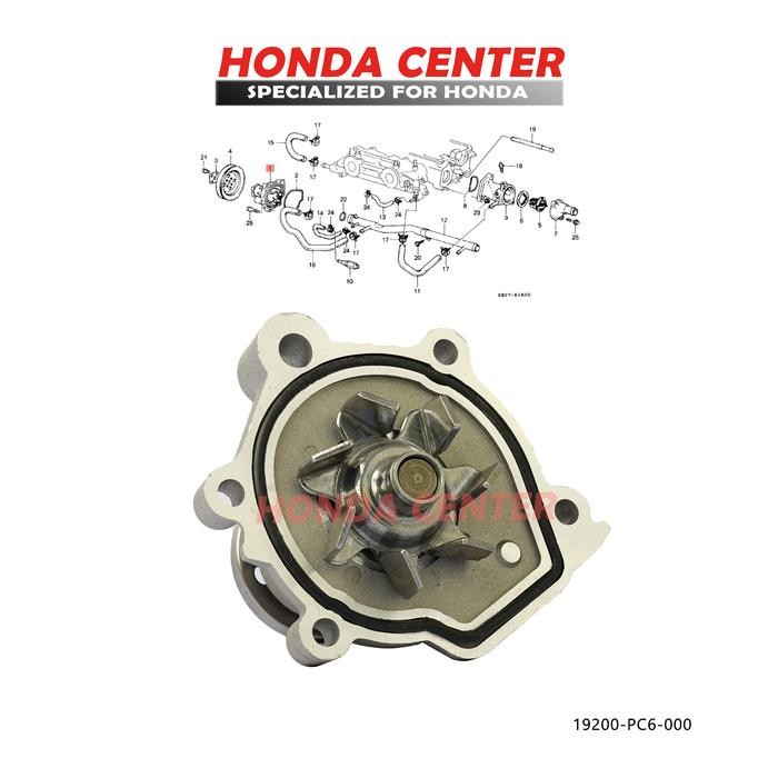 Water Pump Pompa Air Mobil Honda Accord Executive 1984 1985