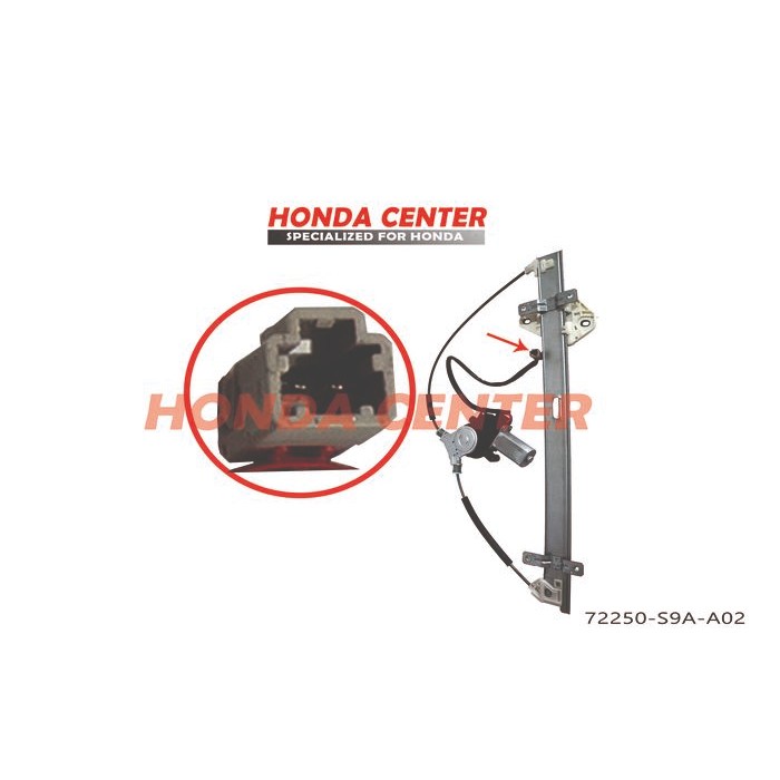 Regulator Power Window Depan Kiri Dinamo Power Window Crv Gen2