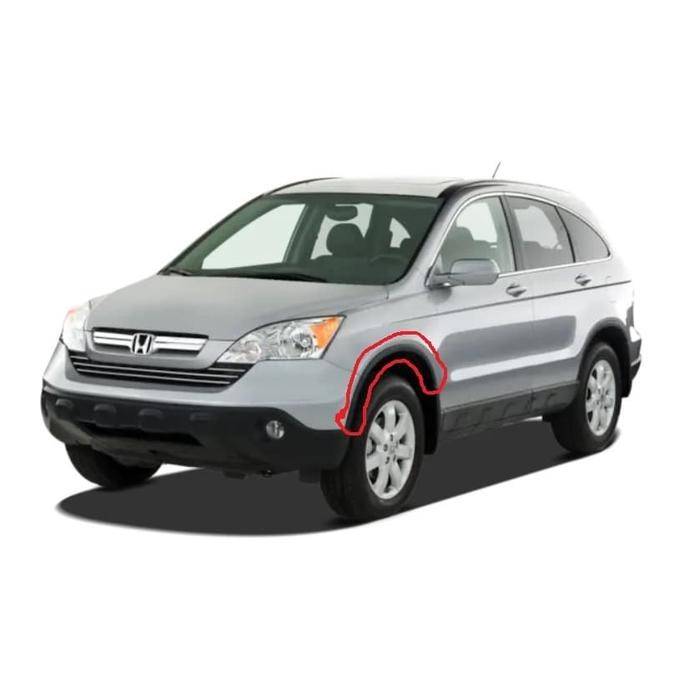 List Over Fender Depan Crv 2008-2012, Crv Gen 3