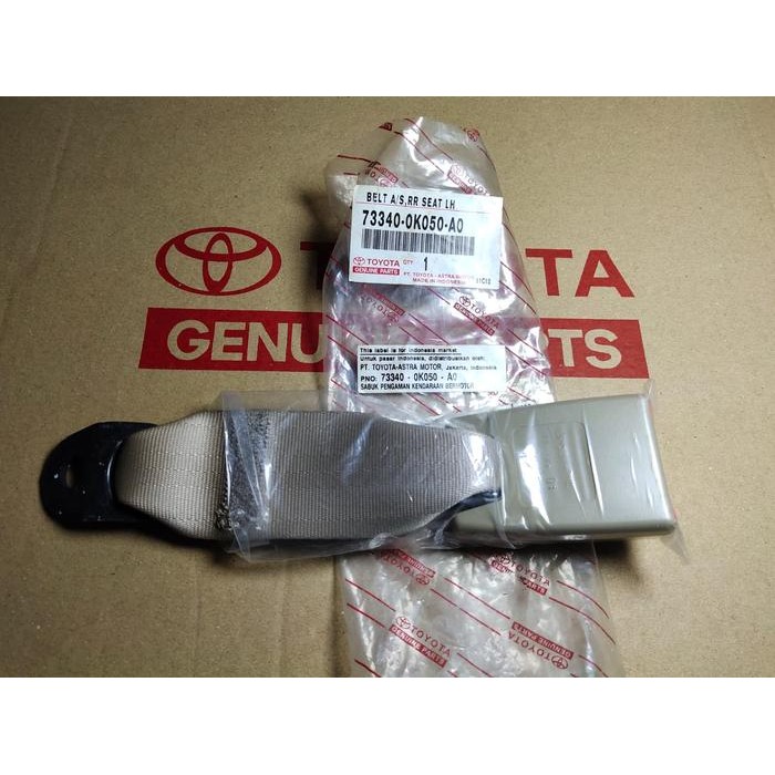 Lock Seat Belt Pengunci Safety Belt Jok Bangku Depan Innova Lama Asli