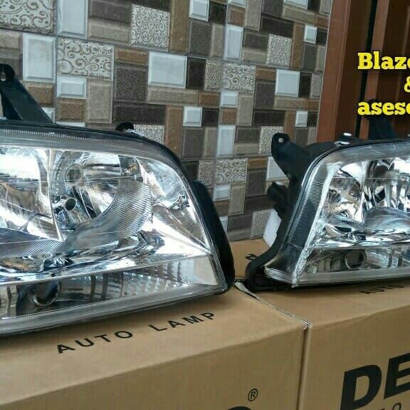 Head Lamp Lampu Depan Chevrolet Blazer Samba Bening Gress Baru