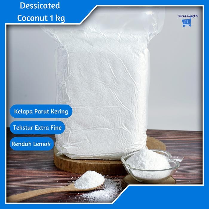 

PREMIUM Dessicated Coconut / Kelapa Parut Kering - 1 kg