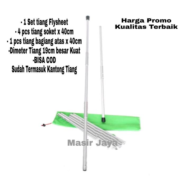 PREMIUM Tiang Flysheet Alumunium Tiang Frame Flysheet