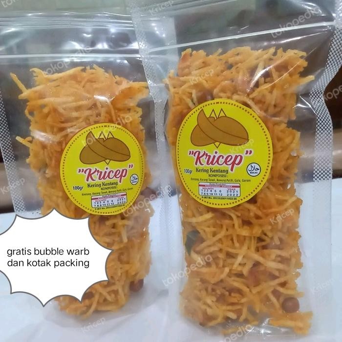 

PREMIUM Kering kentang mustofa special (kricep) 100 gram