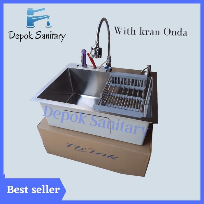 PREMIUM kitchen sink bak cuci piring 6045 thsink/ kitchen sink/bak cuci piring