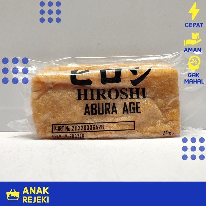 

PREMIUM Abura Age (2pcs) - Fry Tofu Aburaage Tahu Kering Japan Miso Ramen Udon