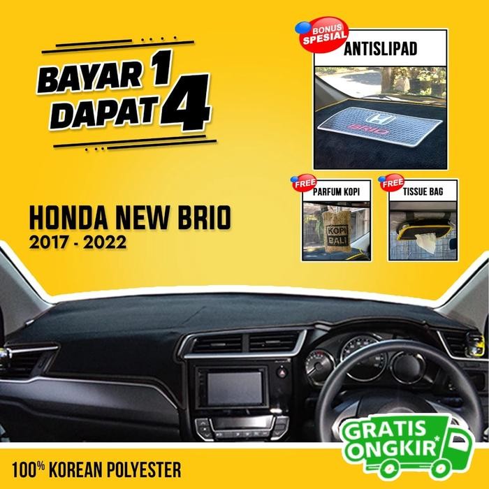 PREMIUM Aksesoris Interior Mobil HONDA NEW BRIO 2017-2023 Untuk karpet Alas Pelindung Dashboard atau
