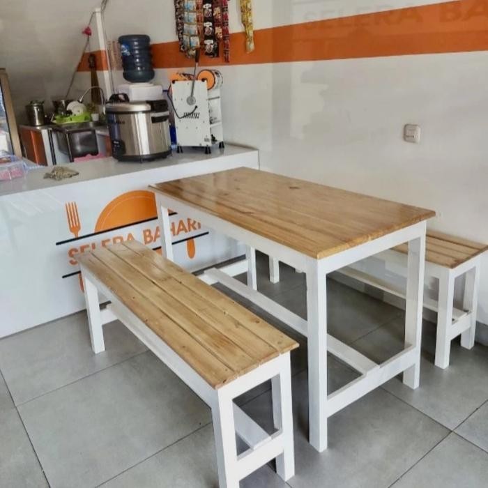 PREMIUM 1 set meja dan kursi cafe, 1 set meja dan kursi warkop