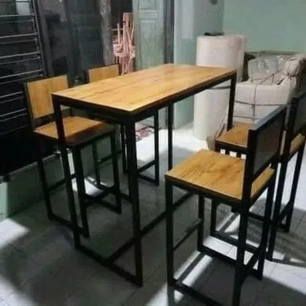 PREMIUM set meja cafe dgn kursi sandaran
