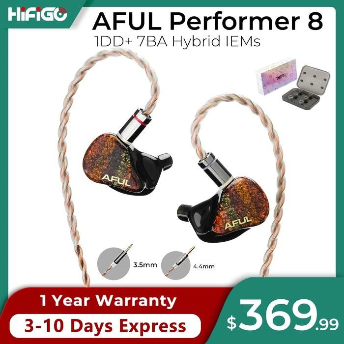AFUL Performer 8/Performer8 Hybrid Drivers Wired Earphones 1DD+ 7BA