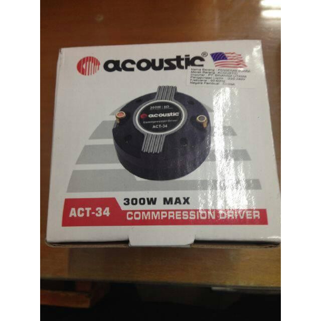 Tweeter Driver Acoustic Act-34 300 Watt
