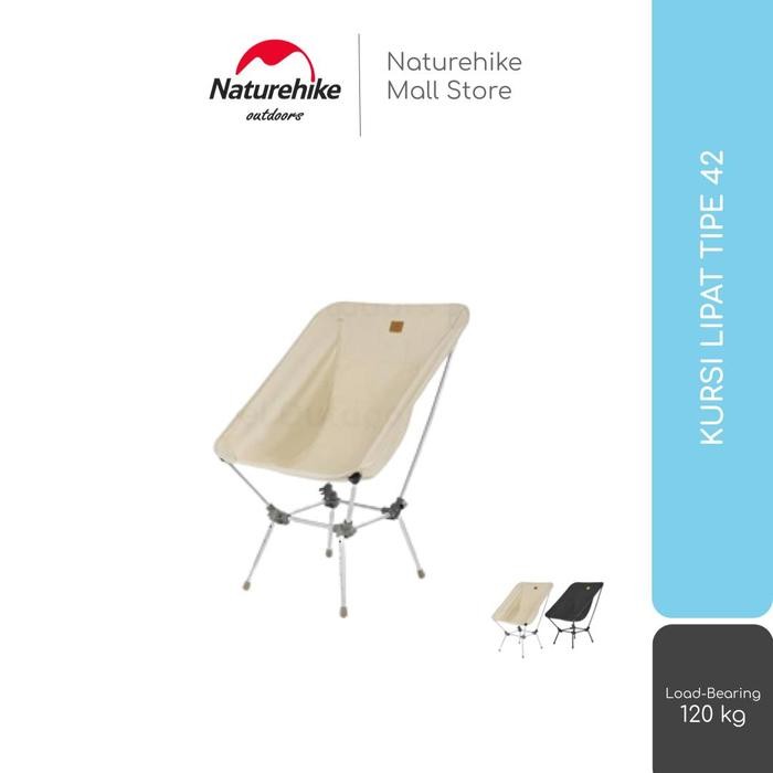 HOT PROMO KURSI LIPAT ALUMINIUM PORTABLE CAMPING NATUREHIKE CNH22JU034 TIPE 42