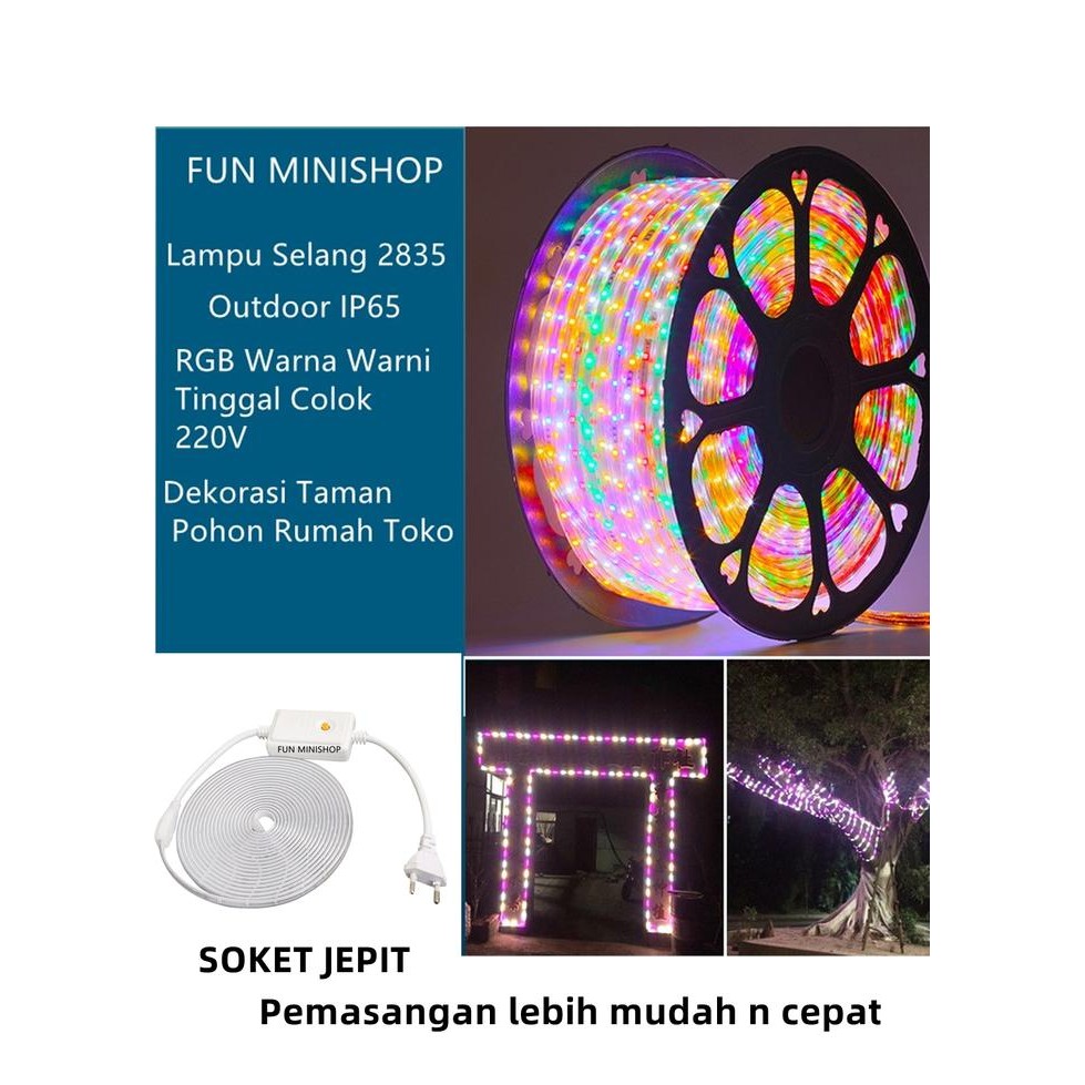 Lampu Selang 2835 Rgb Strip Led Rgb Outdoor