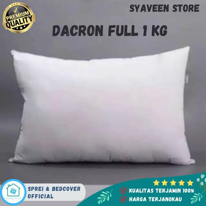 Bantal Tidur Bantal Guling Set Dacron Silikon Pillow Bantal Dakron