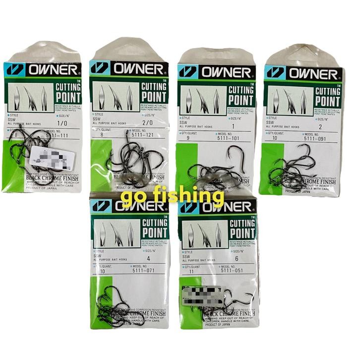 Mata Kail Owner SSW Cutting Point 5111 Hooks