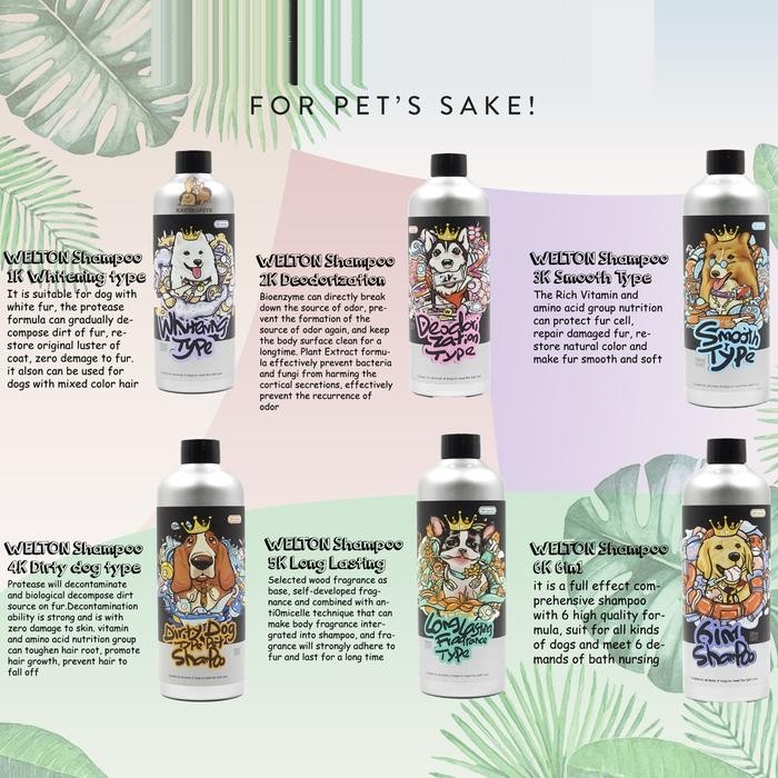 Jual [READY] 6K Series Pet Shampoo Dog Shampoo & Cat Shampoo Kemasan 500ml / Shampo Anjing Kucing