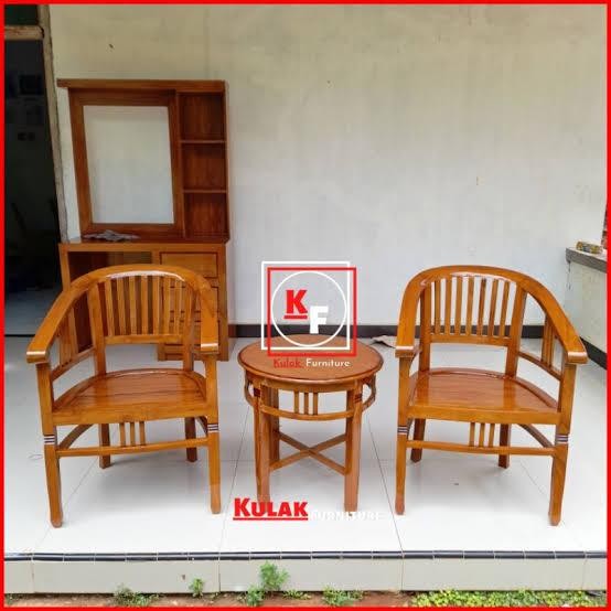 KURSI TERAS BETAWI JATI JEPARA