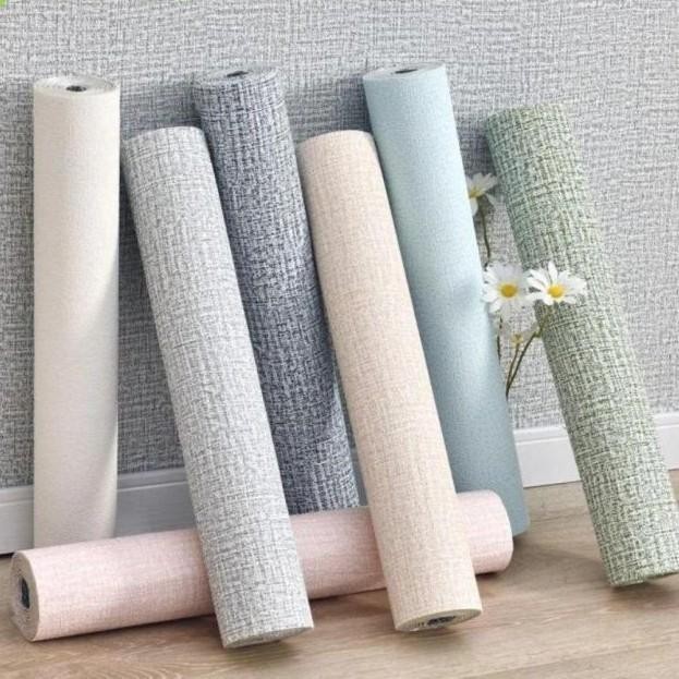 Wallpaper n Roll Aluminium Foil Wallpaper Anti Air Dinding Foam Tebal Minimalis