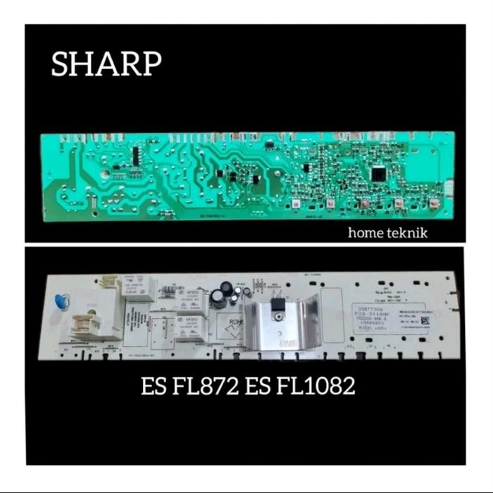 MODUL PCB MESIN CUCI SHARP ES FL872 ES FL1082 MESIN CUCI FRONT LOADING SHARP BARU TERMURAH