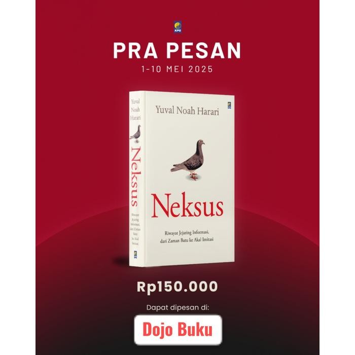 

PROMO BUKU NEKSUS BY YUVAL NOAH HARARI READY