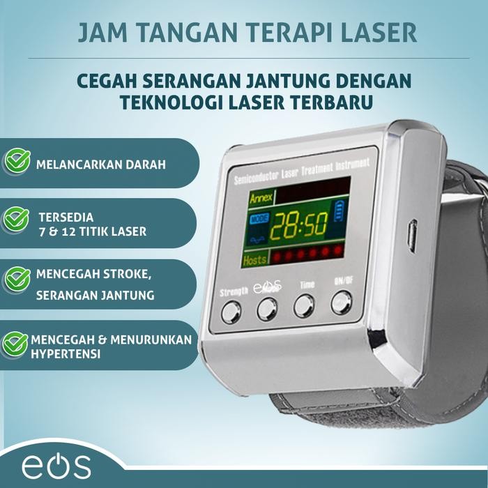 Jam Ter Laser Alat Fisioter Untuk Jantung Stroke 7 & 12 Titik