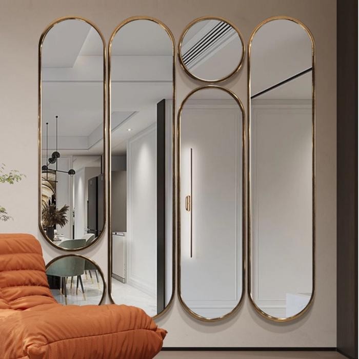 Hiasan Dinding Kaca Ruang Tamu Wall Mirror Decoration