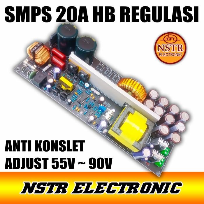 [Expert] smps 20A hallbridge anti konslet out bisa set 65v 75v 90v