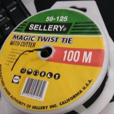 

Tali Pengikat 100 Meter Kabel Kawat Sellery Twist Tie Magic Twister