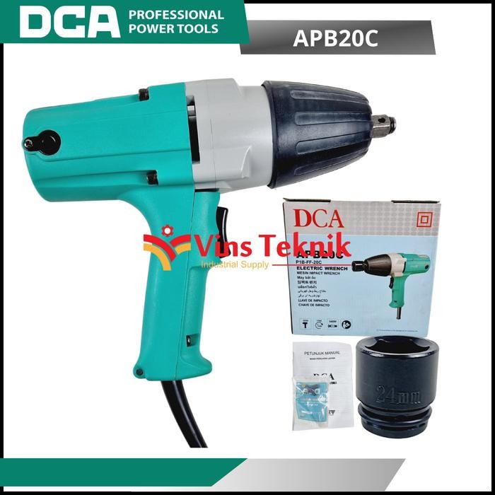 DCA APB20C Mesin Pembuka Baut Listrik Electric Impact Wrench 1/2" APB20