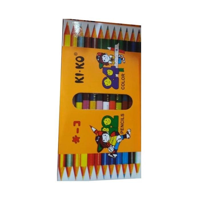 

SET Pensil Warna / Colored Pencils Double Color 12 Pensil 24 Warna Kiko