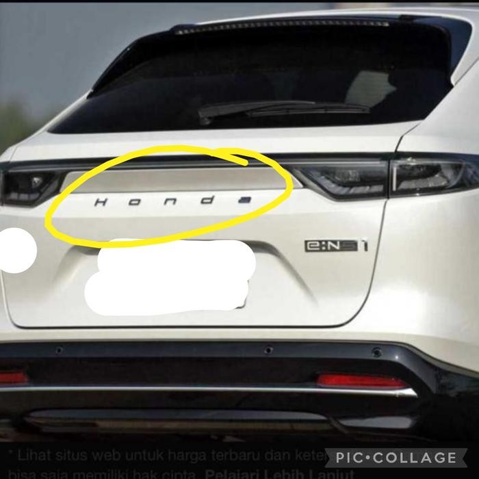 EMBLEM TULISAN HONDA BELAKANG NEW HRV 2022-2024 VEZEL HYBRID JAPAN