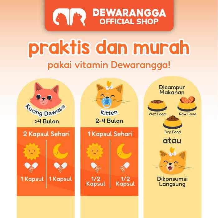 VITAMIN KUCING MAGIC WHITE HERBS DEWARANGGA - OBAT FLU DAN MATA KUCING