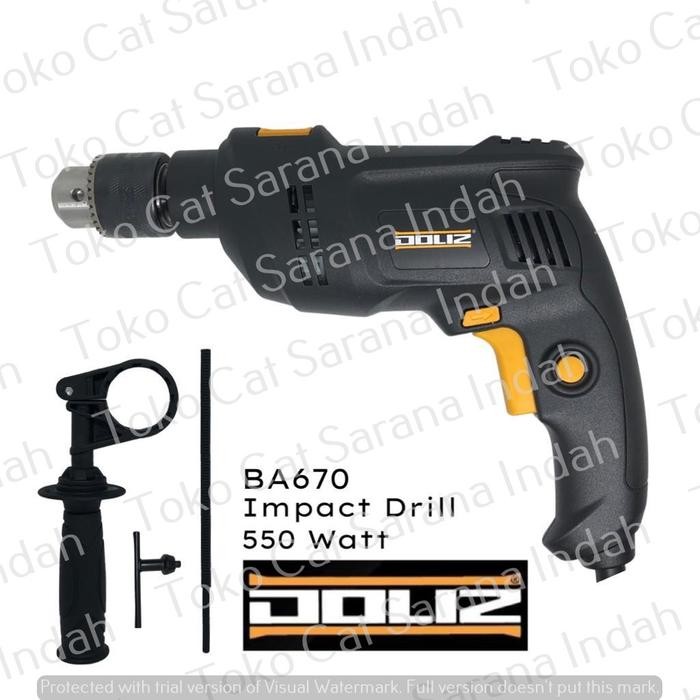 Doliz Electric Impact Drill Ba670 Bor Beton Bor Tembok 13Mm Bor Tembok Beton Doliz Ba 670 Ba670