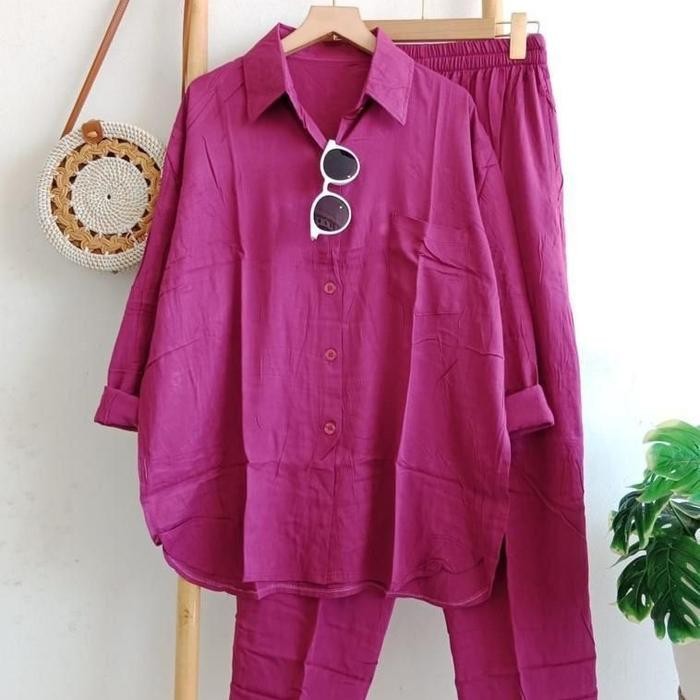 ONE SET POLOS RAYON TWILL PREMIUM/one set jumbo LD 120