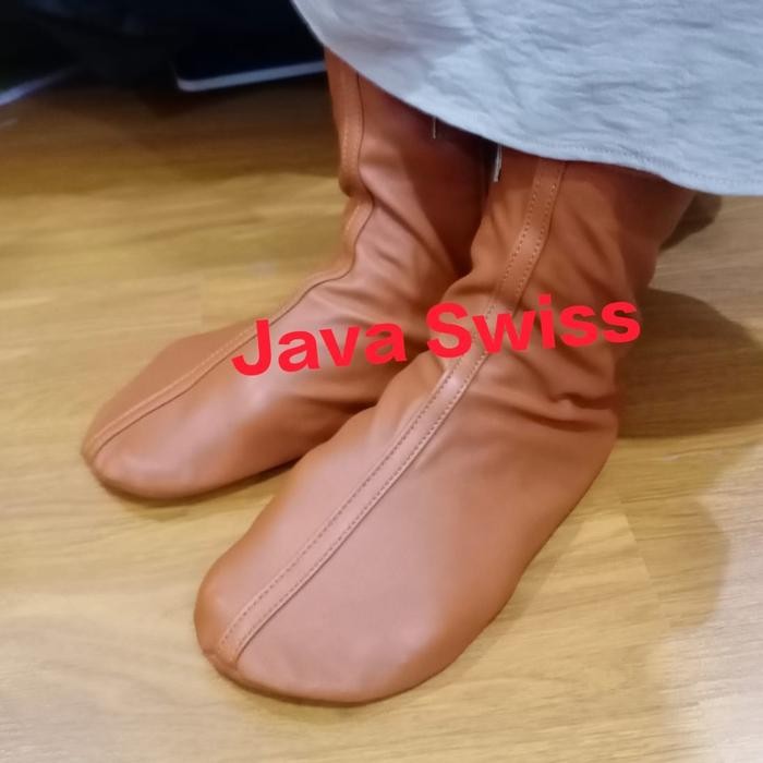 SALE kaos kaki kulit asli / khuff kulit domba asli alus lembut GRATIS ONGKIR