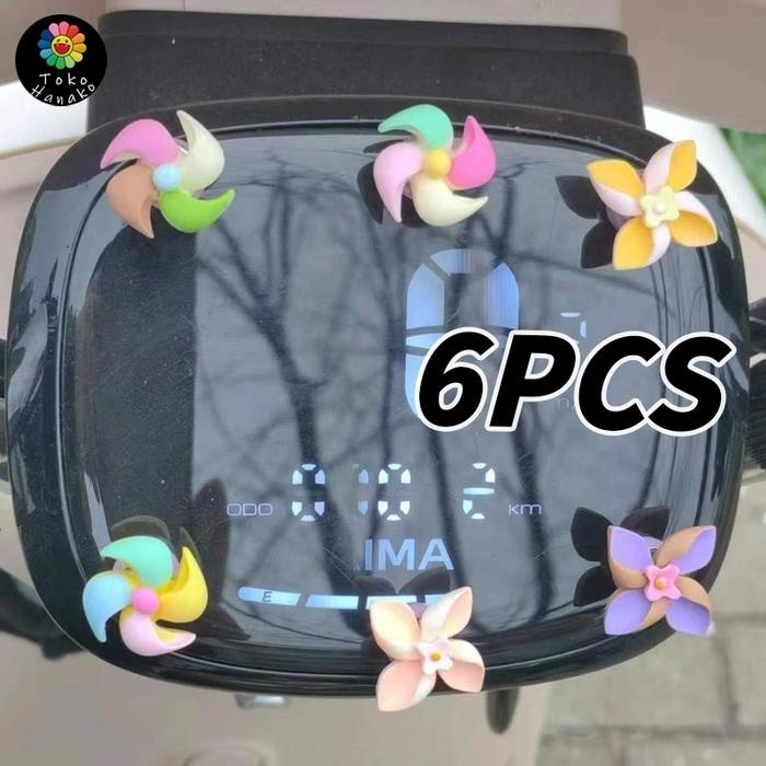 Terlaris Kincir Angin Baru Sepeda Motor Listrik Kincir Angin Gyro Berputar Ornamen Dekorasi Kreatif