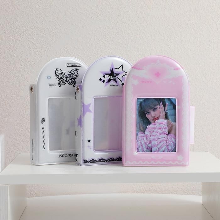 

DISKON READY!!40 KANTONG 3 INCI ALBUM FOTO KUPU-KUPU PVC IN KOREAN KPOP IDOL PHOTOCARD STORAGE LOMO