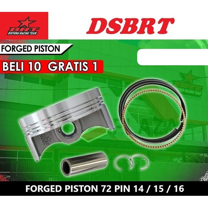 Forged Piston Brt 72.00 72 Mm Pin 14 15 16