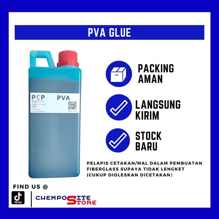 Pva Glue Blue / Anti Lengket Cetakan Fiberglass
