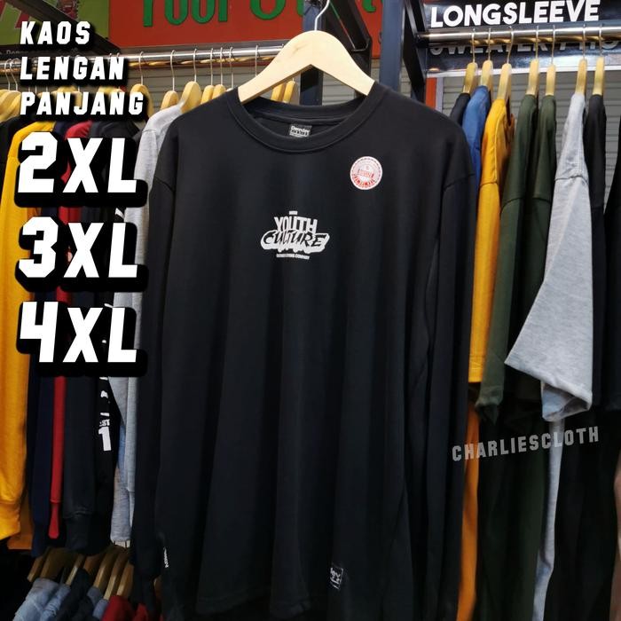 KAOS LENGAN PANJANG Longsleeve Streetwear Baseball Baju Pria 010