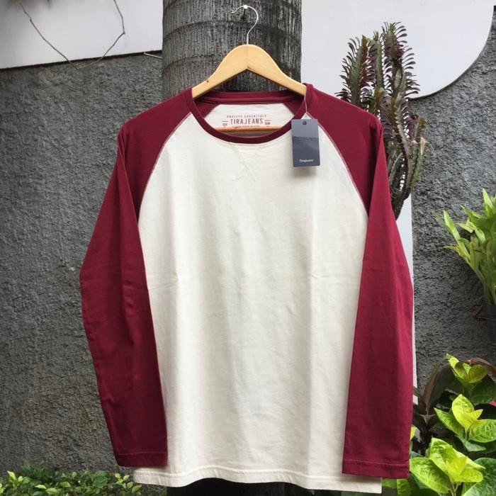 KAOS RAGLAN SHIRT BASEBALL TEE TIRAJEANS TIRA JEANS ORIGINAL