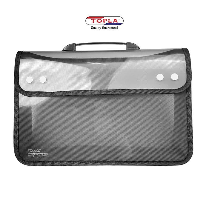 

Topla Map Dokumen Tas Brief Bag 3090 Tas Dokumen Kancing Dua Folder Ukuran Folio F4 Untuk Sekolah