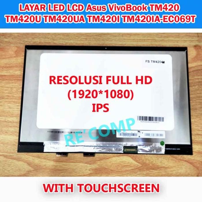 LED LCD ASUS VIVOBOOK TP420 TP420U TM420 TM420U TM420UA TM420I TOUCH