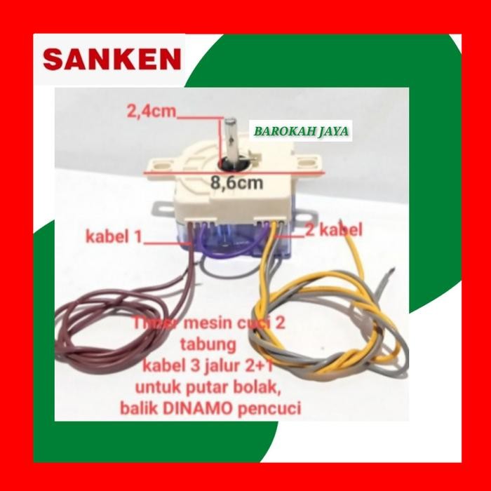 Timer mesin cuci Sanken 2 tabung