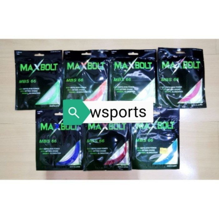 Senar Badminton Maxbolt MBS 66 MBS66 Original