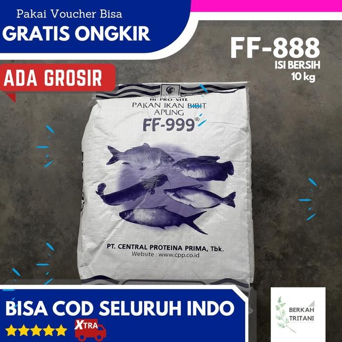 Makanan Ikan Pelet FF 999 ff 888 (1 kg) Pakan Ikan Bibit