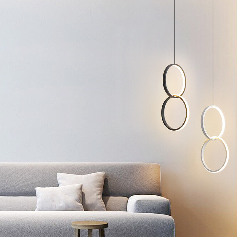 light minimalist /creative /personality bedroom bedside LED pendant