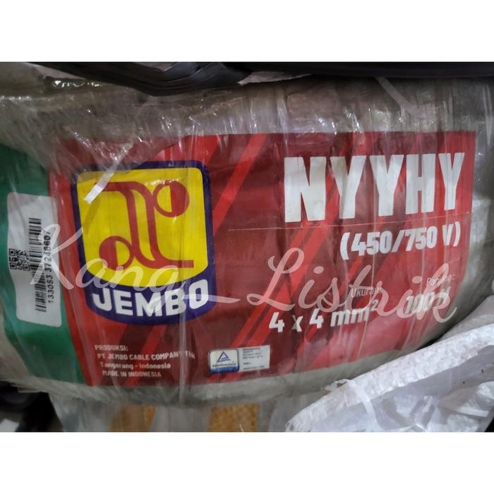 Kabel NYYHY Jembo 4x4 PerMeter / Kabel Serabut 4x4