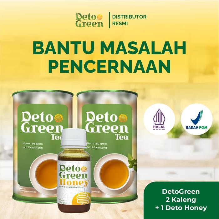 

Teh Detogreen Minuman Herbal Untuk Bantu Lancarkan Pencernaan
