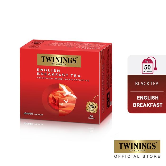 

Twinings Teh Hitam Celup (English Breakfast Tea) 50x2gr